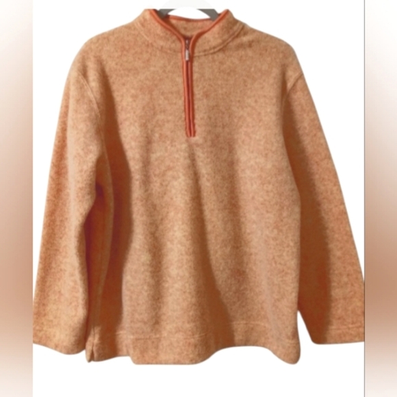 WOMEN'S PEACH FUZZY LONG SLEEVE PULLOVER SWEATER BY CATALINA SIZE MEDIUM - Picture 1 of 3